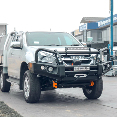 isuzu hoop style bullbar 