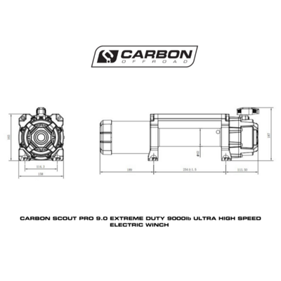 Carbon Offroad Winch