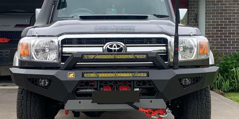 Predator Bull bar, Toyota Land Cruiser 76/78/79 seires 2007 on