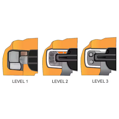 STEDI Headlight PiggyBack Adaptor to suit Ford Next-Gen Ranger, Raptor ...