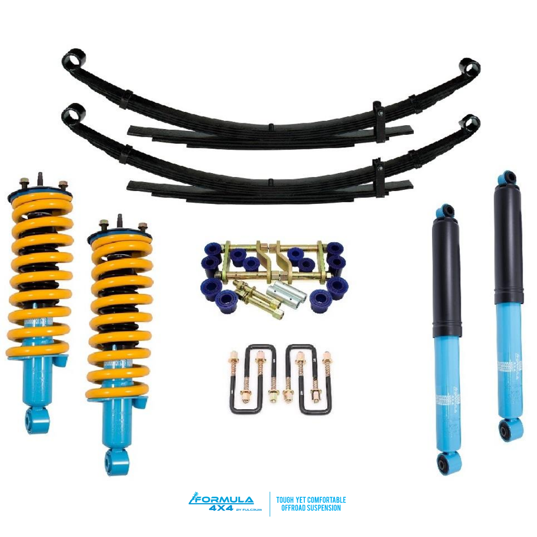 Formula 4x4 (2”/50mm) Ready Strut Lift Kit to suit Nissan Navara D40 ...