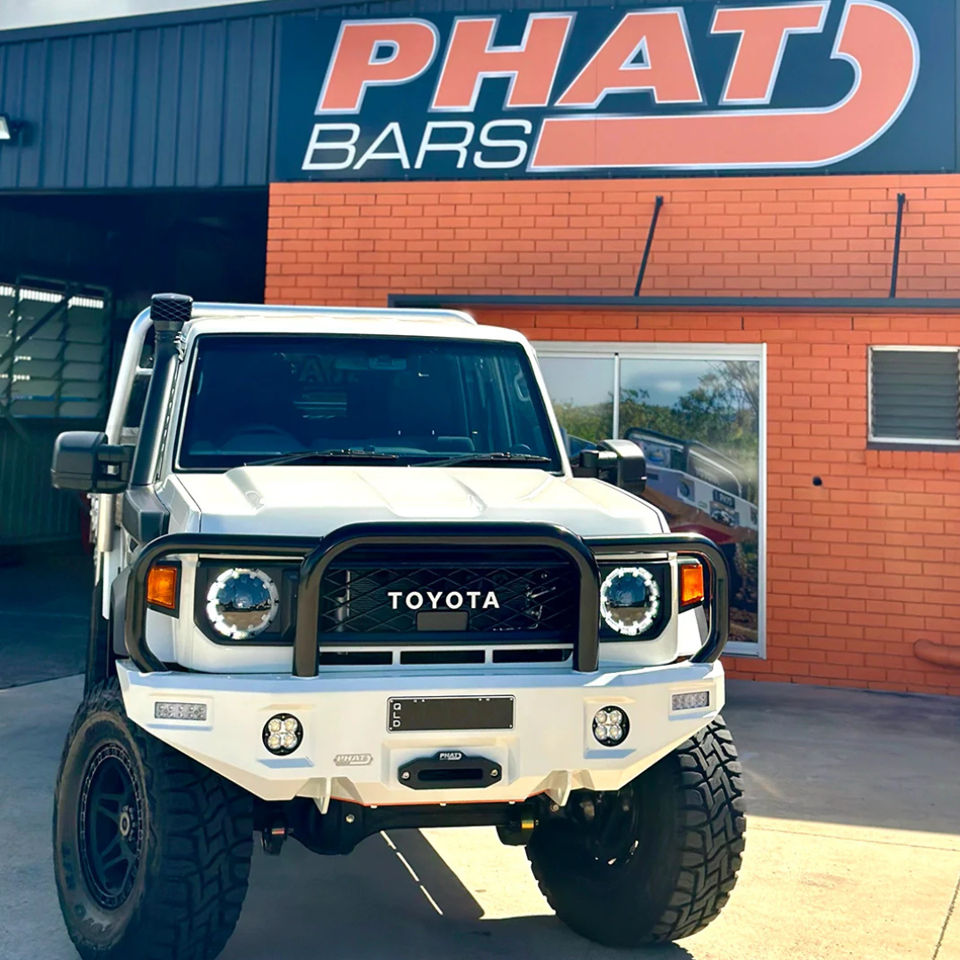 PHAT BARS BULLBAR TO SUIT TOYOTA LANDCRUISER 76/79 SERIES - FACELIFT
